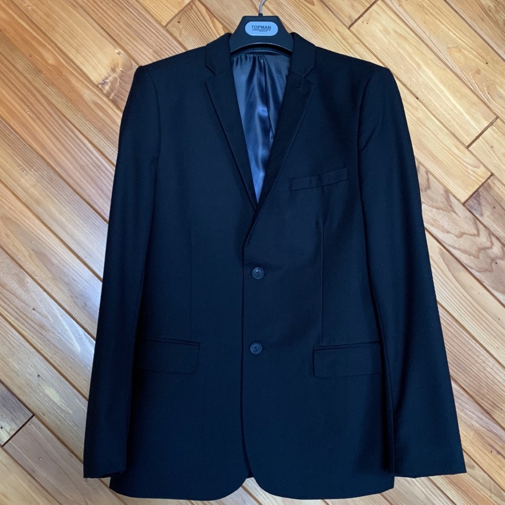 Black TopMan/TopShop Suit